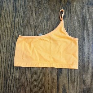 One shoulder seamless top